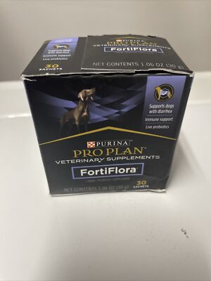 Purina Pro Plan Fortiflora Probiotics for Dogs 30 Sachets