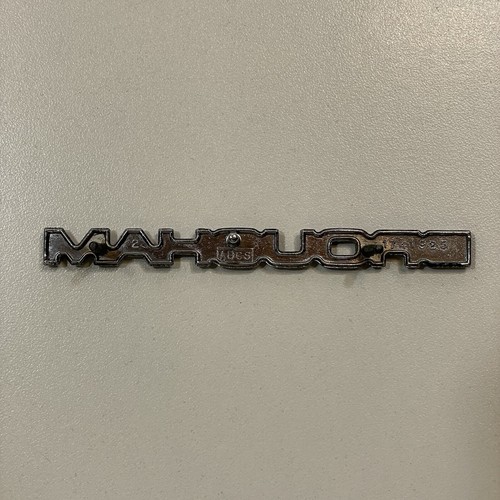 Vintage Emblem Badge Logo Cadillac OEM Brougham 3 7/8" Metal Nameplate 1741925 - Picture 6 of 11