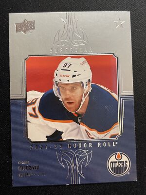 21-22 UD Series 1 Hockey Superstar Honor Roll HR-18 Connor McDavid