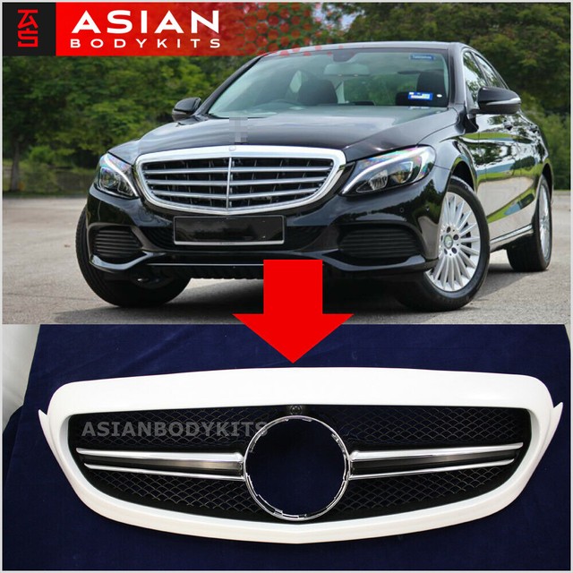 for MercedesBenz Cclass W205 Elegance FRONT GRILLE AMG C63 look (2015