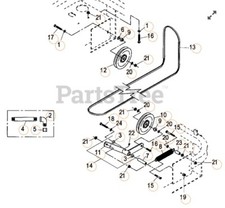 Engine Deck II Parts From Exmark LZ25KC603 ZTR Mower
