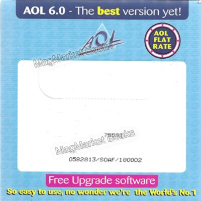 AOL 6.0 CD ROM · Vintage Internet Access Disk · America Online