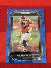 2023 Panini Prizm Baseball Blue Cracked Ice Prizm Wilmer Flores #78 Tigers