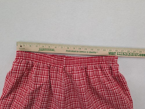BonWorth Women's Pants Size XL Red Plaid Elastic Waist Pull-On - Picture 6 of 12