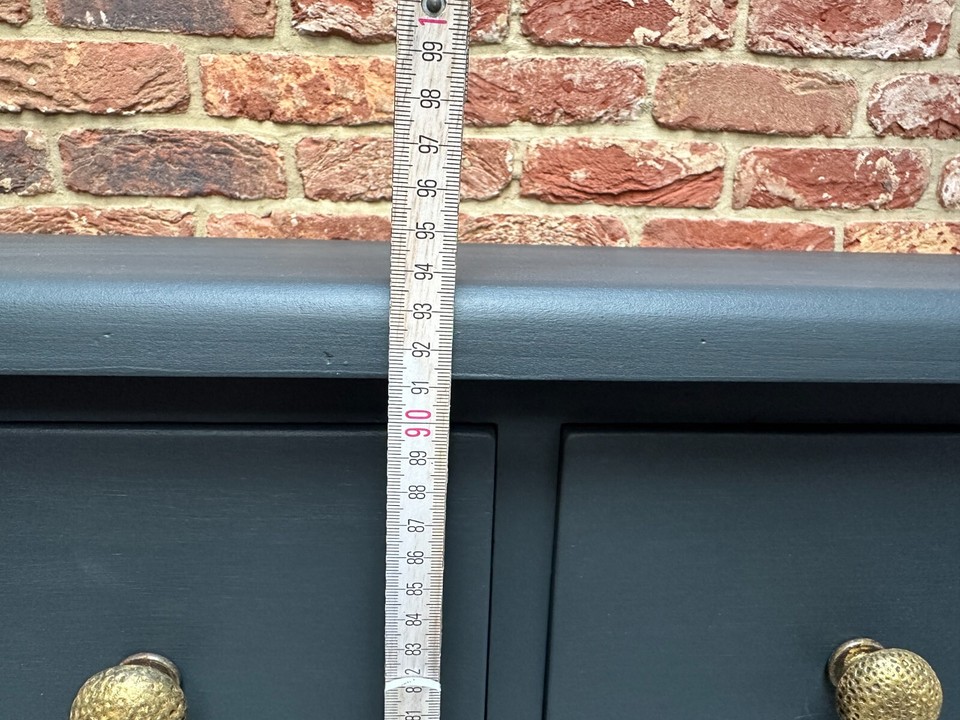 Vintage Large Solid Pine Merchants Haberdashery Apothecary Bank Chest