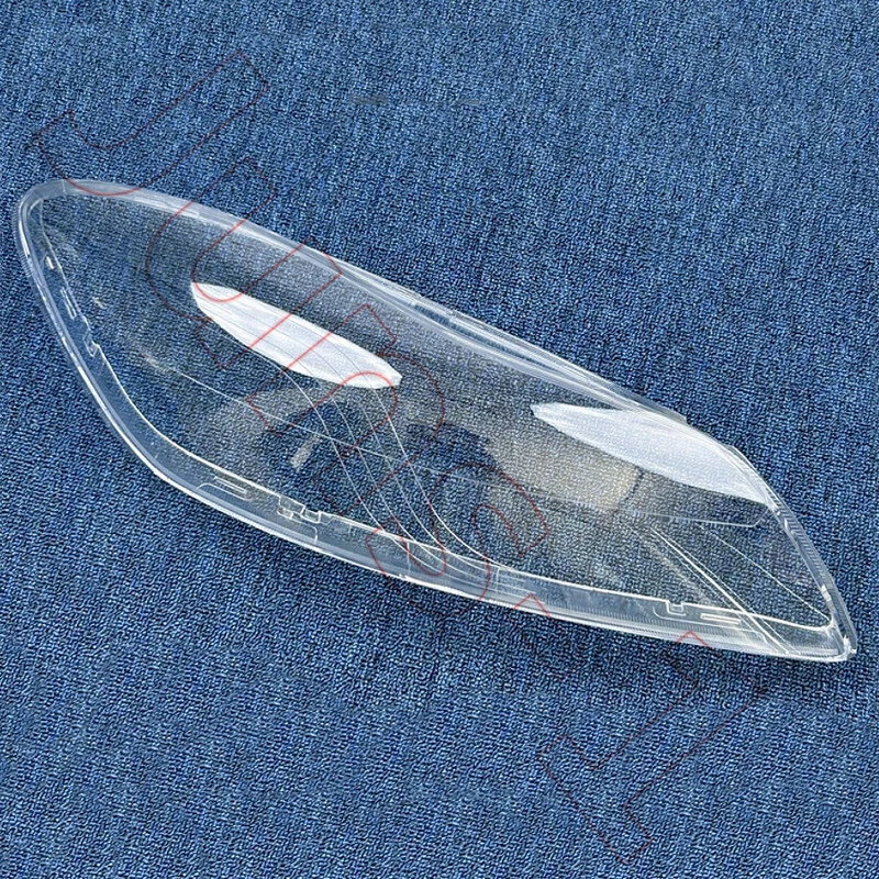 Nuevo 1 par de cubiertas de lente transparentes para faros + pegamento de sellado apto para Volvo C30 2011-2013 Foto 3 de 4