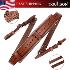 TOURBON Leather Camera Strap Padded Neck Harness Binoculars Belt-Specialoffer