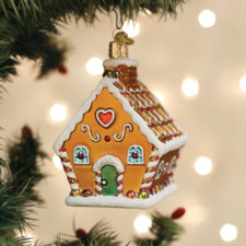 Sweet Gingerbread Cottage Ornament