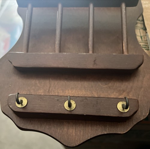 Vintage Eagle Wooden Letters/Bills/Misc/Key Holder Mail Organizer Wall Mount - 第 16/17 張圖片