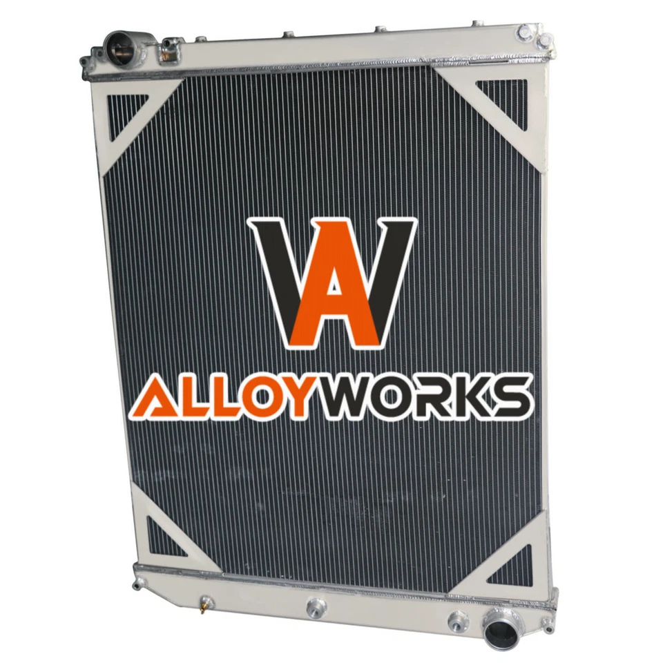 For 2008-2018 Volvo VAH VNM VNL VNX VHD Mack CXU Vision 3 Row Aluminium Radiator Foto 2 de 4