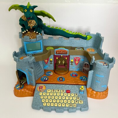 VTech Knights of Knowledge Learning Computer Game, Dirk the Dragon & Figs VHTF