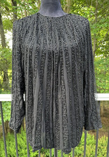 Niteline by Della Roufogali Black Beaded Jacket S 100 Silk Wedding Evening