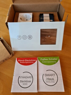 Steckdose mit Touchschalter weiß,  BSEED Switch , Socket 1-Fach ,NEU