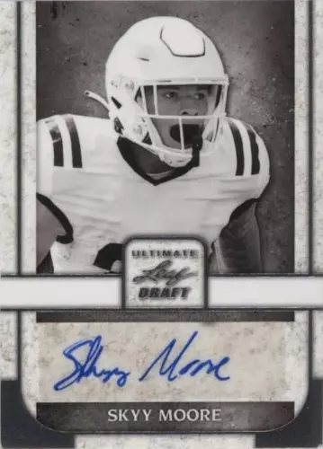 2022 Leaf Ultimate Draft Skyy Moore #PA-SM1