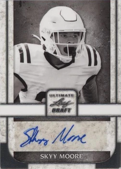 2022 Leaf Ultimate Draft Skyy Moore #PA-SM1