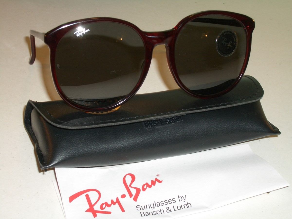 VINTAGE B&L RAY BAN WO345 G31 TRADITIONAL CHERRY TORT ROUND