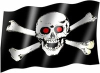 Fahne Flagge Totenkopf + Knochen , Flag Skull And Bones 150 Cm X 90 Cm