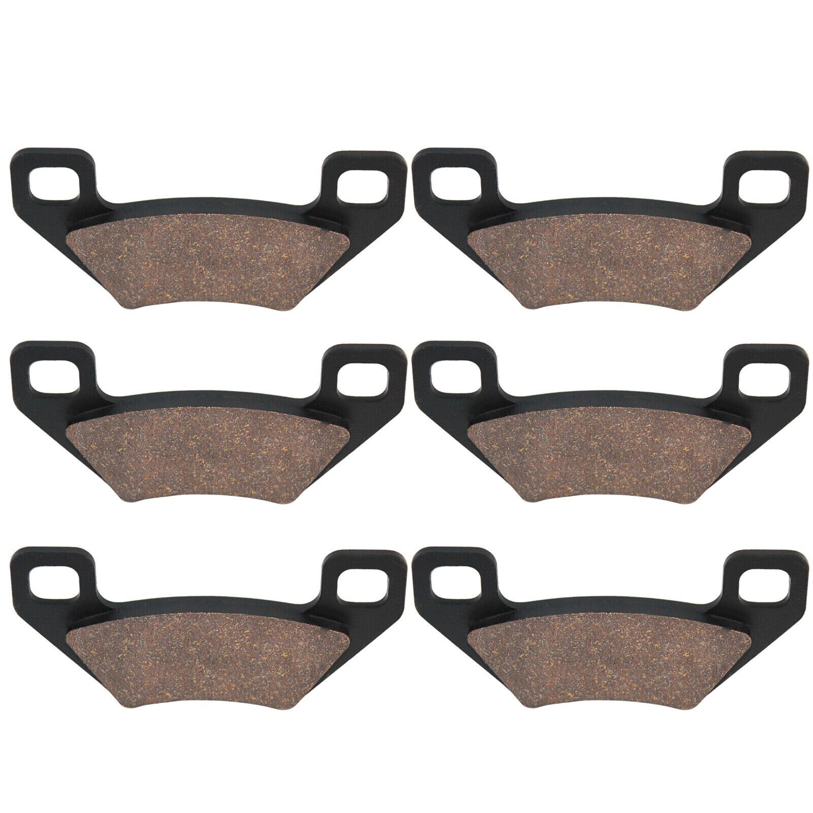 Ceramic Brake Pad Set For Arctic Cat ATV/UTV - Front & Rear, 3-Pack, Fits 1436-420 & Others
