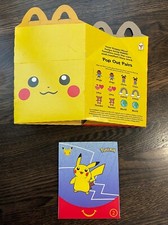 McDonalds 2021 Pokemon 25th Anniversary Happy Meal Box Pikachu 2