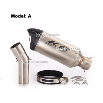 For Kawasaki Ninja ZX-6R 2009-2020 Slip On Middle Exhaust Pipe