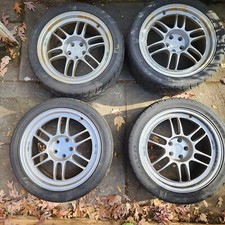 17 X 8 Enkei Rpf1 Wheels Rims 5x100 35 Pre-owned Vw Jetta Gli Golf Gti