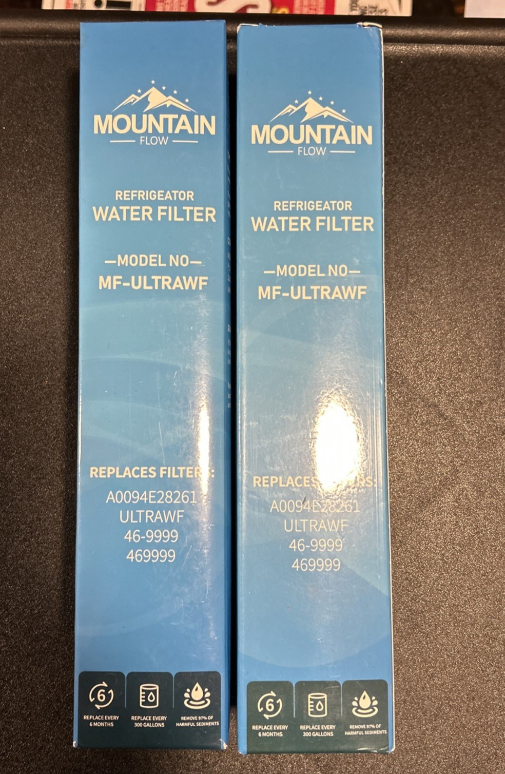 LOT OF 2 - Model- MF-UTRAWF Replacement Refrigerator Water F