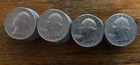 $10 FULL ROLL of 40 coins 1970 Quarters Old Money Washington  USA Deal