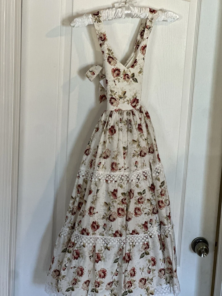  Dollcake Ever After Halter Frock 5 NWT Floral Lace Maxi Dress grown, wedding    - Image 3 of 4