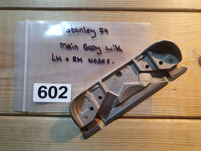 Vintage Stanley 79 Seitenfalzhobel Hauptkörper Holzbearbeitungswerkzeug alte Handwerkzeuge
