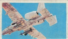 Fairchild A-10A Thunderbolt II Attack Aircraft Menko Card Japanese Vintage
