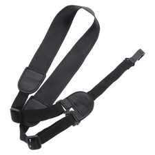 Simple Nylon Ukulele Strap Black Practical Music Accessory