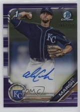 2019 Bowman Draft Chrome Pick Purple Refractor 166/250 Alec Marsh Auto 01nw