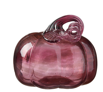 Glass Pumpkin Kirkton House   - Burgandy NWT