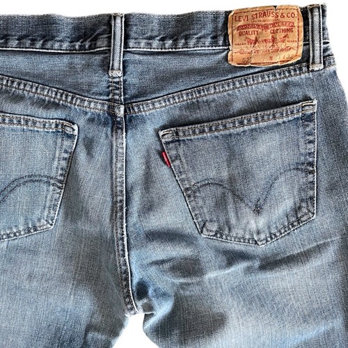Jeans Levi's 502 Homme - Taille W34/L32, Coupe Regular, Bleu Délavé | Occasion Très Bon état