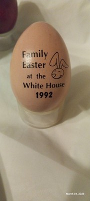 1992 White House Easter Egg Pink