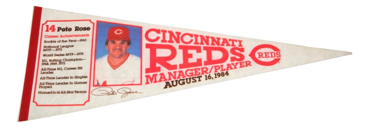 Vintage 1984 Pete Rose Retirement 30