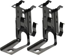 2 Pack Garage Door Sensor Brackets Fits 41A5034 Opener Safety Kit Mounts Black