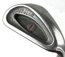 Ping Eye Pitching Wedge Orange Dot 2* Flat Karsten ZZ-Lite Wedge Steel Mens RH