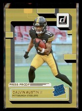 2022 Donruss #336 Calvin Austin III Premium Press Proof