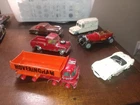 Vintage Die-Cast Lot Of 6- Corgi ,Matchbox King Size Dinky Toys, Box Model Parts