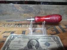 Vintage Standard Red Handled Beehive Screwdriver 6 3/4"