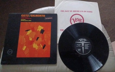 Stan Getz/Joao Gilberto/Antonio Jobim V6-8545  RARE  (EX+) VERVE-MGM 1st Press64