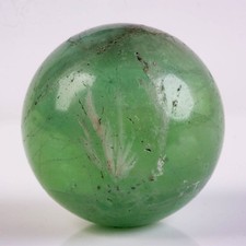 58g 33mm Natural Rainbow Fluorite Sphere Crystal Ball Healing Stone Chakra Reiki