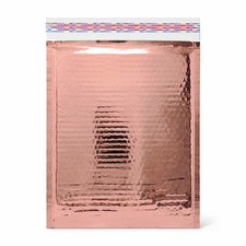  0 6.5x9 Rose Gold Metallic Bubble Mailers Padded Foil Peel  Seal 20-500