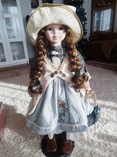 Vintage Porzellan Puppe Sammlerpuppe