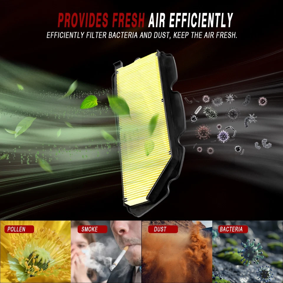 Filtro de aire 17215-HL4-A02 apto para filtro de aire de repuesto Honda Pioneer1000 16-21 Foto 4 de 4