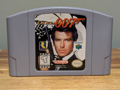 GoldenEye 007 (Nintendo 64, 1997) N64  Authentic Cartridge Only- Tested  