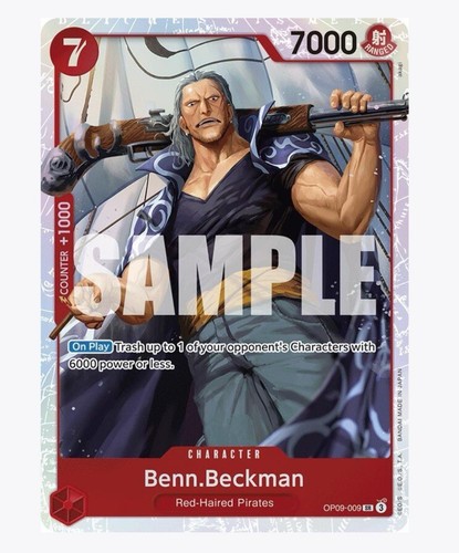 【PSA10】ベックマン　チャンピオンシップ　OP09-009 1枚 2025 PSA 10 Ben Beckman SP OP09-009 Carrying on His Will ONE PIECE