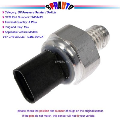 For Chevrolet Camaro Equinox Colorado Oil Pressure Sender Sensor 12630433 PS660
