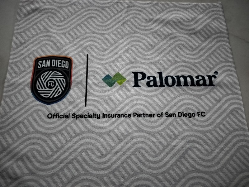 San Diego FC Rally Towel  SGA 4/26/25